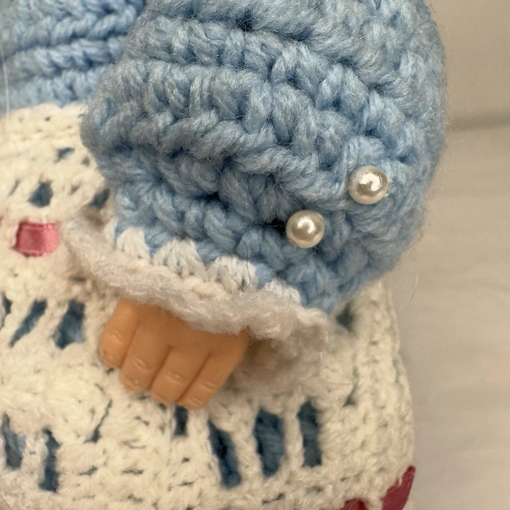 Adorable Grandma Doll Amigurumi Crochet Handmade Character Toy‎